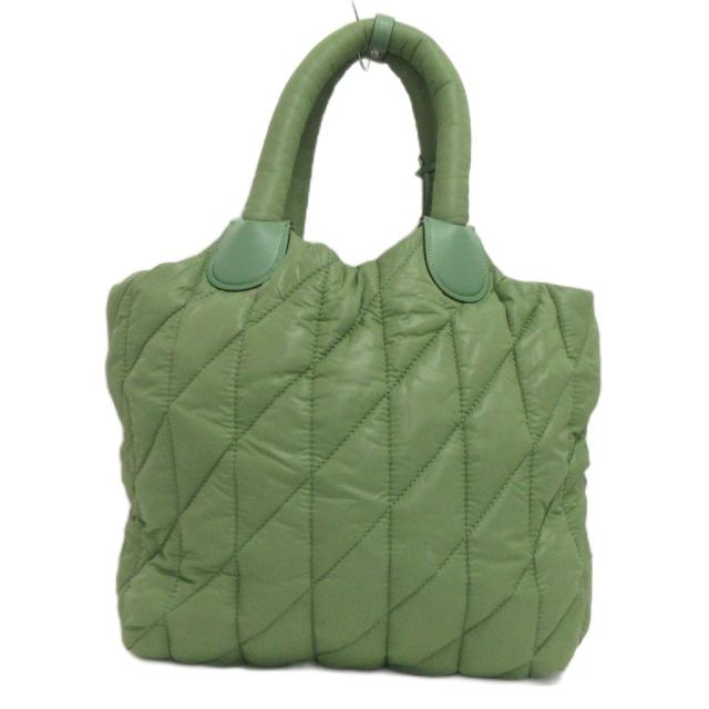 【中古】コーチ COACH 美品 アイリス トートバッグ キルティング CP152 緑 グリーン レディース_2