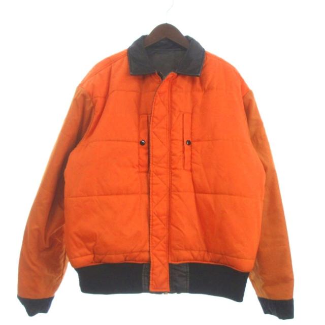 【中古】シュプリーム SUPREME MA-1 中綿ジャケット 長袖 リバーシブル 切替 ロゴ 051305 グレー L メンズ_2