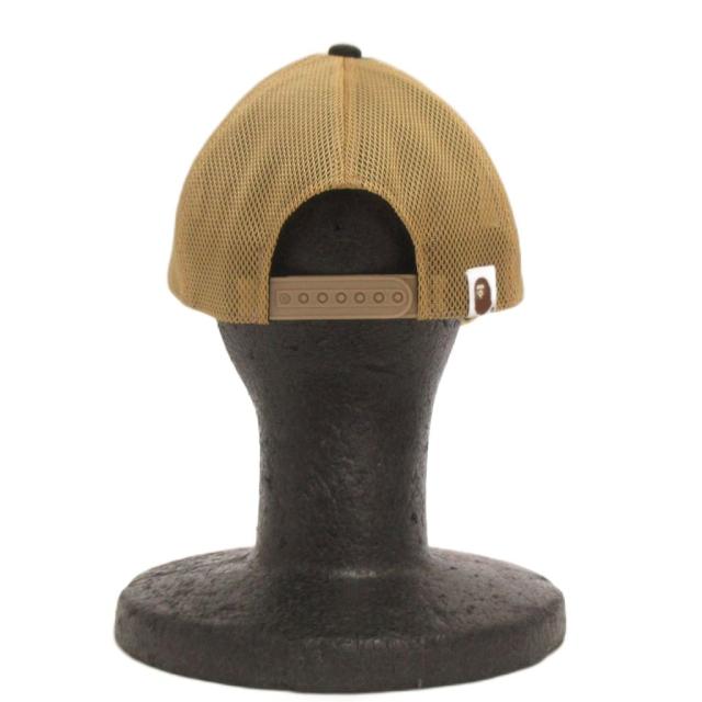 【中古】アベイシングエイプ A BATHING APE 美品 1st Camo College Mesh Cap メッシュキャップ カモフラ柄 黄系 F_3
