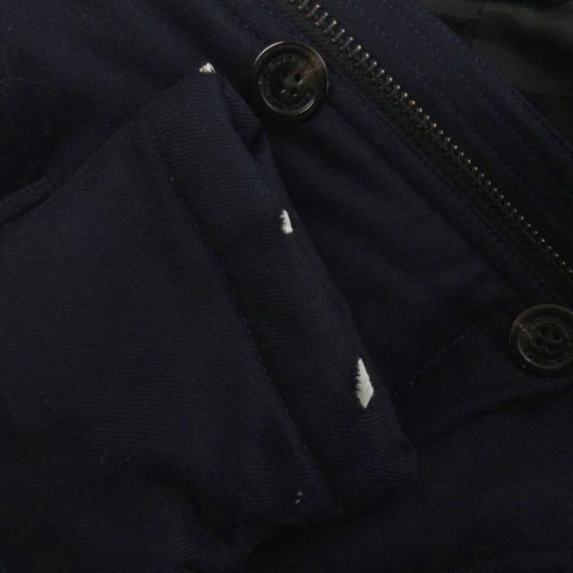 【中古】バーバリーブラックレーベル BURBERRY BLACK LABEL ダウンジャケット 長袖 フード 紺 ネイビー M メンズ_3