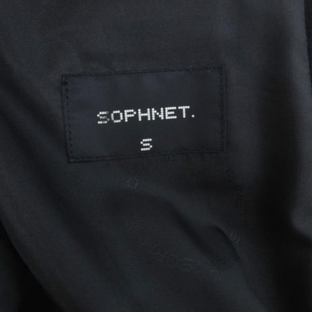 【中古】ソフネット スーツ セットアップ テーラードジャケット シングル 3B スラックス デュポン製 SOPH-34004 黒 S_4