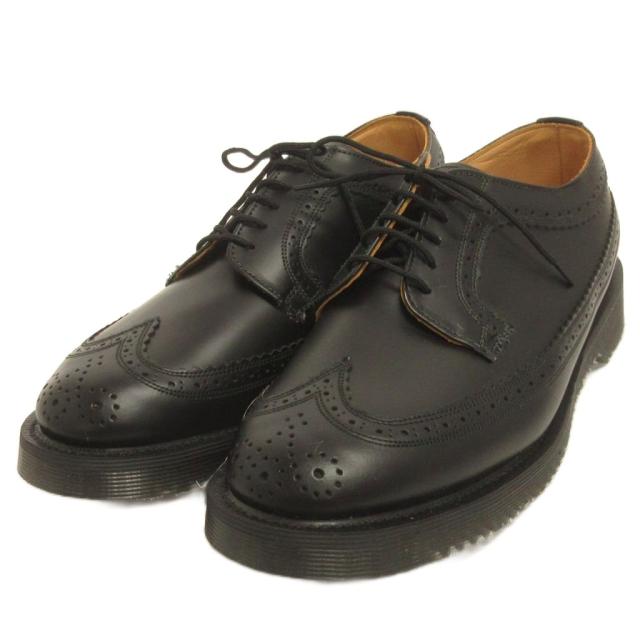 【中古】未当てはめる品 ジョージコックス Footwear 御召しものシューズ 商行為 舞台の袖手当て メダリオン なめし革 黒 6