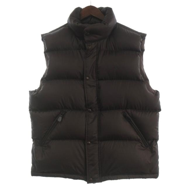 【中古】ポロ バイ ラルフローレン Polo by Ralph Lauren ダウンジャケット ジップアップ L 茶 ブラウン メンズ