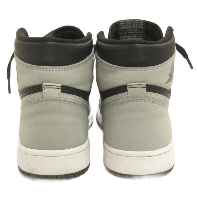 【中古】ナイキ AIR JORDAN 1 RETRO HIGH OG SHADOW 2.0 スニーカー ハイカット 555088-035 灰色 グレー 26.5cm_2