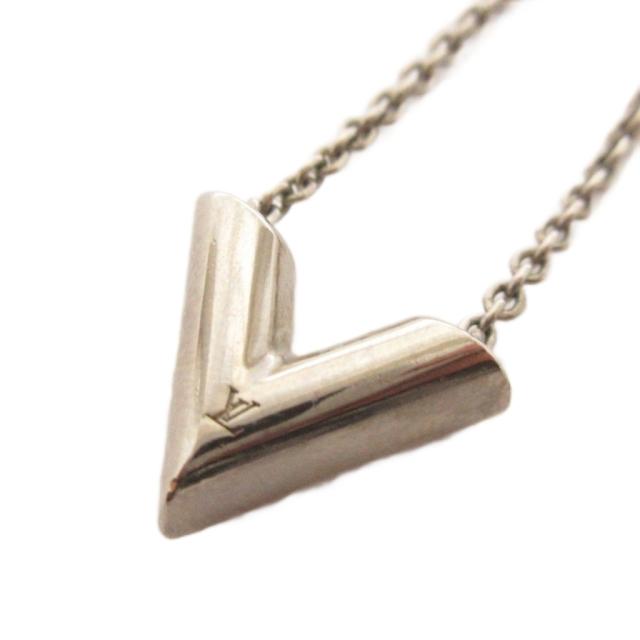 中古】ルイヴィトン LOUIS VUITTON エッセンシャルV ネックレス ロゴ