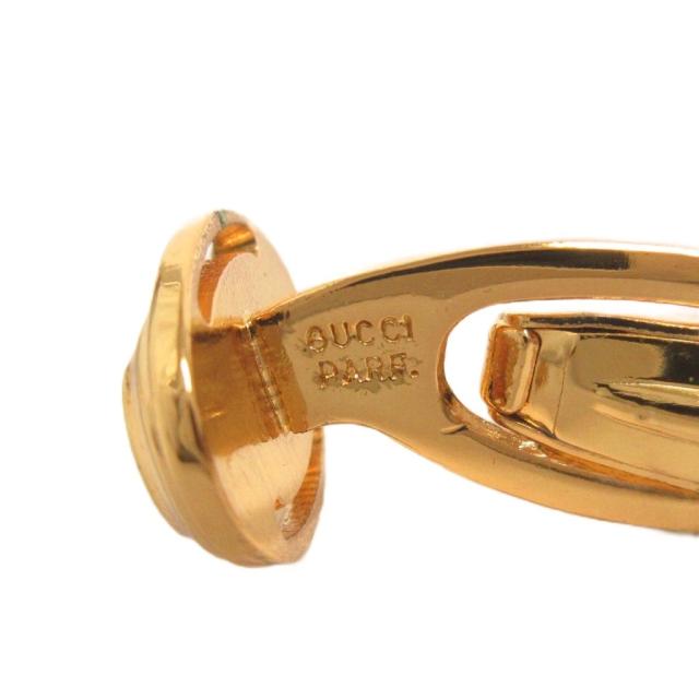 【中古】グッチ GUCCI カフス カフリンクス GGマーク ゴールドカラー ■GY99 メンズ_4