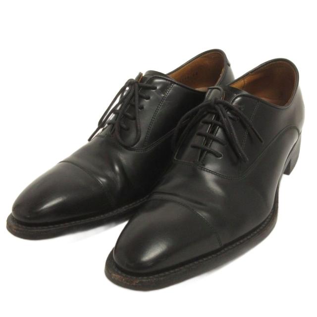 【中古】リーガル REGAL レザーシューズ ローカット レースアップ ストレートチップ 315R 黒 ブラック 24