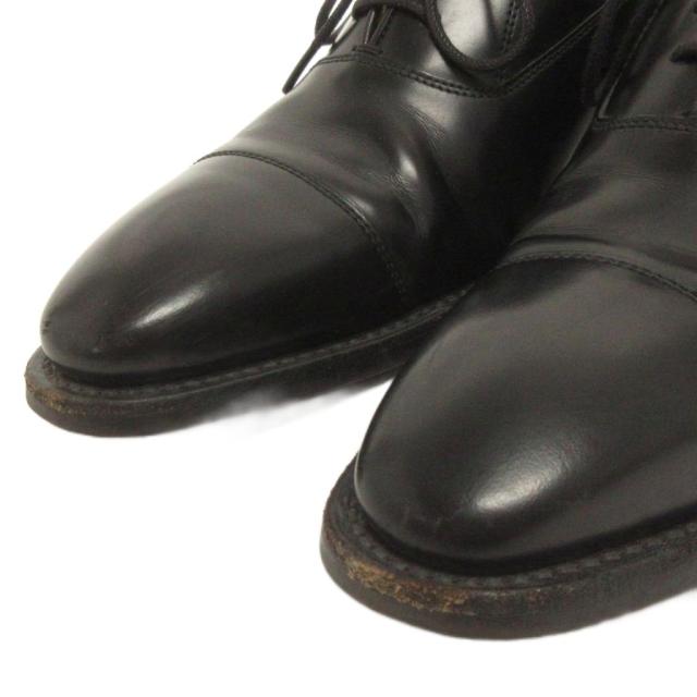 【中古】リーガル REGAL レザーシューズ ローカット レースアップ ストレートチップ 315R 黒 ブラック 24_5