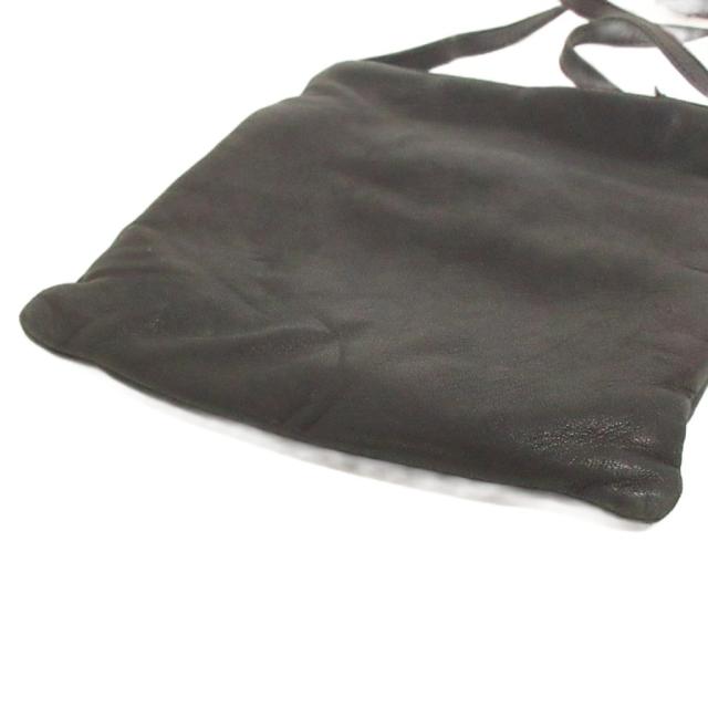 【中古】ロエベ LOEWE サコッシュ ショルダーバッグ 斜めがけ レザー 黒 ブラック レディース_3