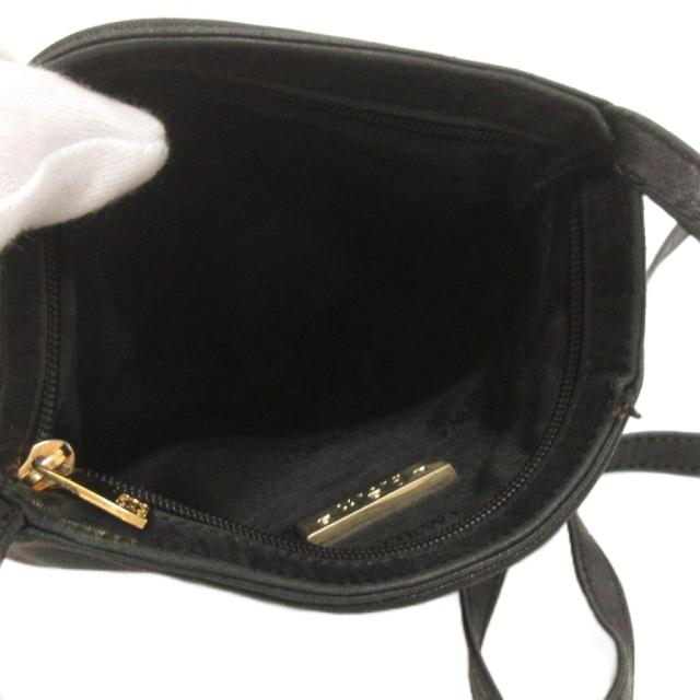 【中古】ロエベ LOEWE サコッシュ ショルダーバッグ 斜めがけ レザー 黒 ブラック レディース_4