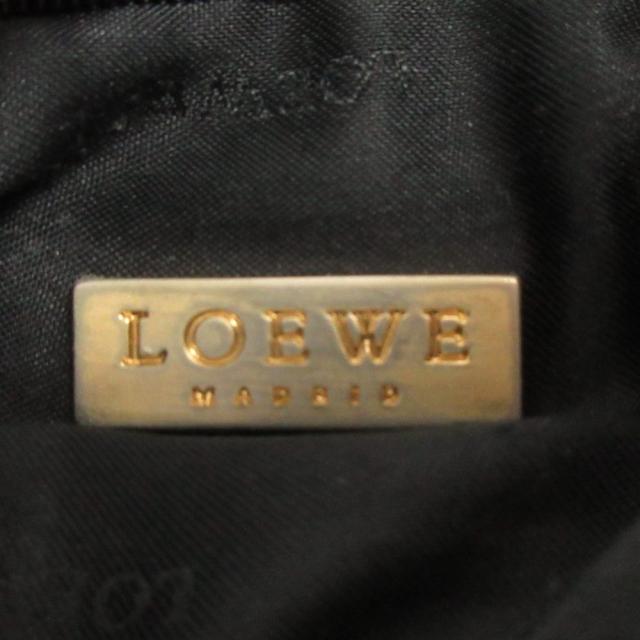 【中古】ロエベ LOEWE サコッシュ ショルダーバッグ 斜めがけ レザー 黒 ブラック レディース_6