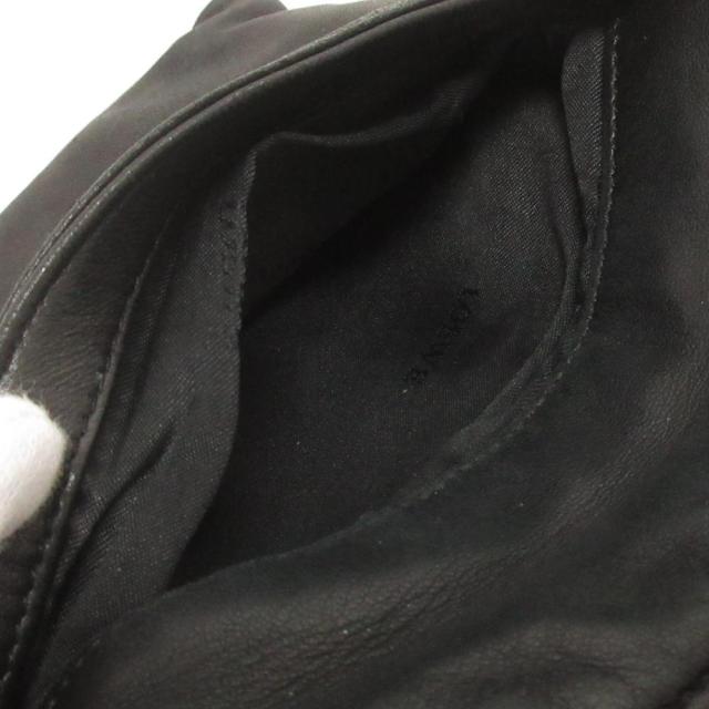 【中古】ロエベ LOEWE サコッシュ ショルダーバッグ 斜めがけ レザー 黒 ブラック レディース_7