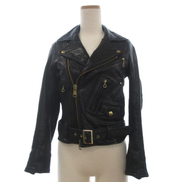 中古】ジョンブル JOHNBULL ライダースジャケット ダブル ゴートレザー