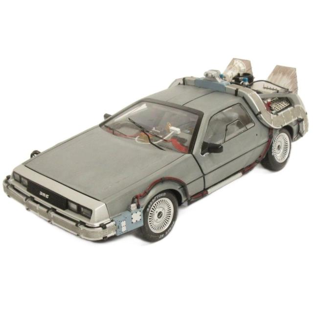 【中古】ホットウィール バック トゥ ザ フューチャー デロリアン 1/18スケール BLY44 現状品 模型 その他