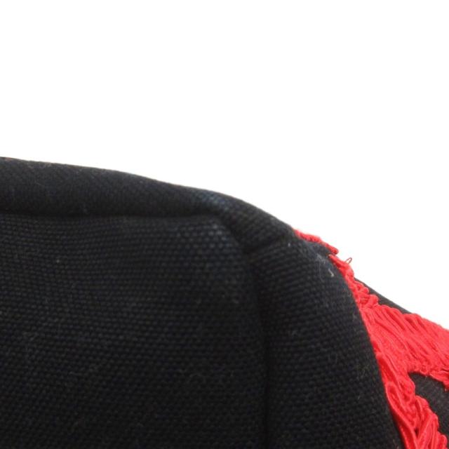 【中古】クリスチャンルブタン フラメンカバ フラメンコ 着想 ハンドバッグ ショルダー 2WAY 赤 レッド 黒 ブラック_8