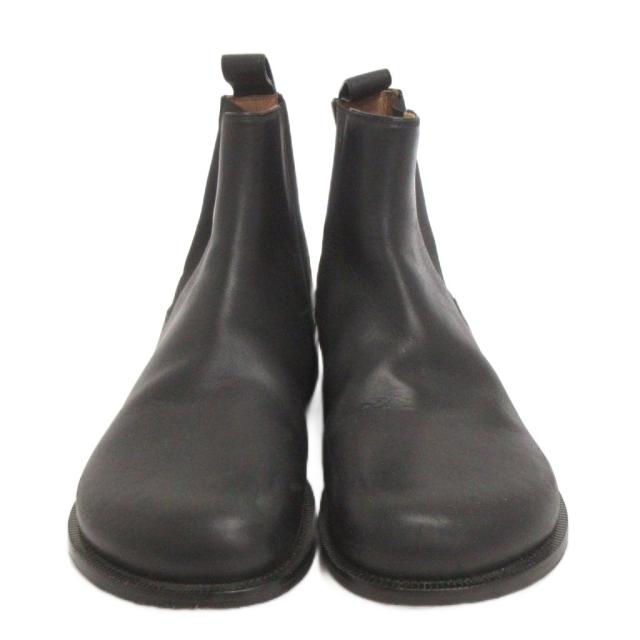 【中古】ロエベ LOEWE テラ チェルシーブーツ サイドゴア レザー 黒 ブラック 43 28.5?p相当 靴 メンズ_2