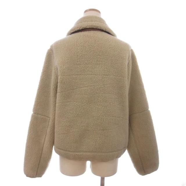 【中古】ポロ ラルフローレン POLO RALPH LAUREN フリースジャケット 長袖 ジップアップ ボア M アイボリー_2