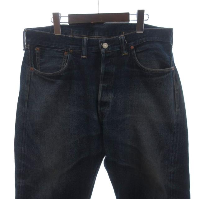 【中古】TCBジーンズ TCB JEANS 30s デニムパンツ ジーンズ ボタンフライ ストレート インディゴ 青 ブルー メンズ_2
