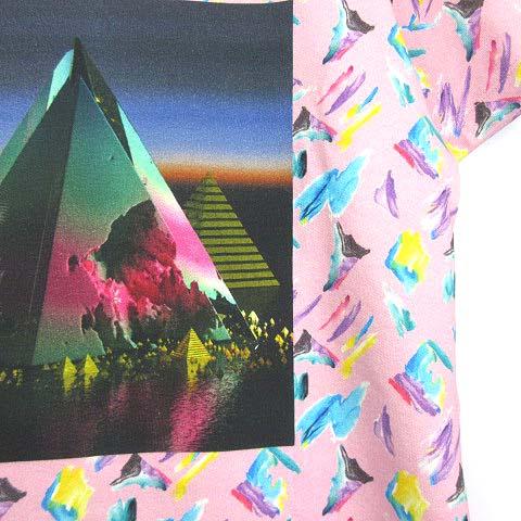 中古 ルイヴィトン Louis Vuitton 19ss ワンピース スウェットドレス ピラミッド 半袖 ピンク L Ibs46 の通販はau Pay マーケット ブランド古着のベクトル