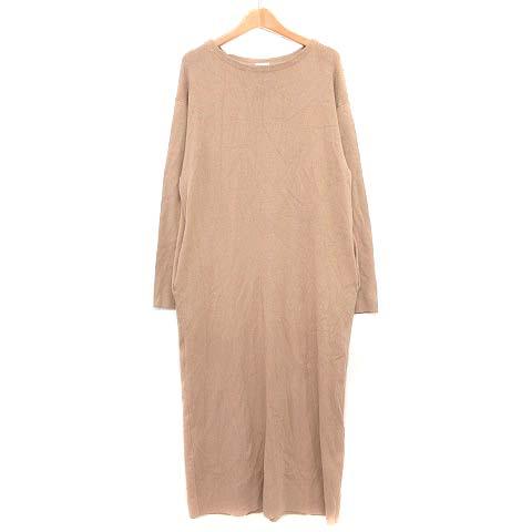 中古 アーバンリサーチ ドアーズ Urban Research Doors ボートネック ニットワンピース ロング ベージュ Oneの通販はau Pay マーケット ブランド古着のベクトル