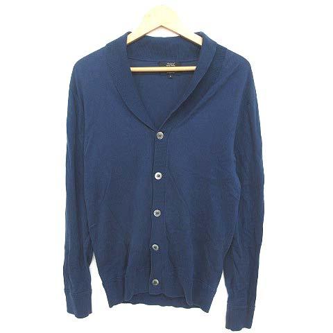 中古 ユナイテッドアローズ United Arrows カーディガン ニット ショールカラー コットン ブルー L Ibs57 メンズの通販はau Pay マーケット ブランド古着のベクトル