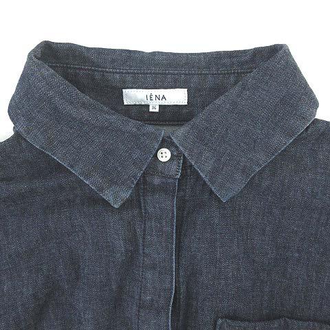 中古 イエナ Iena デニムシャツワンピース ノースリーブ フレア インディゴブルー 36 Vg レディースの通販はau Pay マーケット ブランド古着のベクトル