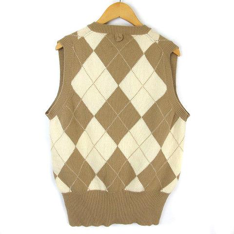 中古 ブルックスブラザーズ Brooks Brothers ベスト ニット カシミヤ アーガイル ベージュ 1 Ibs68 メンズの通販はau Pay マーケット ブランド古着のベクトル