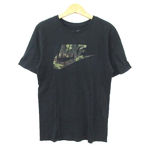 中古 ナイキ Nike Tシャツ カットソー 半袖 カモフラ ロゴ プリント ブラック カーキ M メンズの通販はau Pay マーケット ブランド古着のベクトル