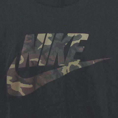 中古 ナイキ Nike Tシャツ カットソー 半袖 カモフラ ロゴ プリント ブラック カーキ M メンズの通販はau Pay マーケット ブランド古着のベクトル