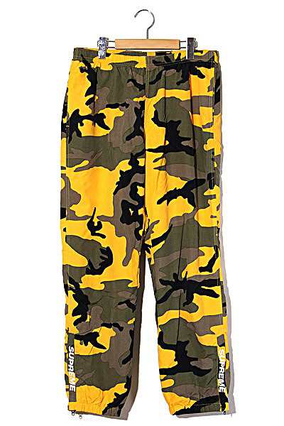 supreme yellow camo pants