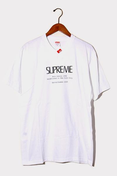 中古】未使用品 2020SS SUPREME シュプリーム Anno Domini Tee 中古】未使用品 2020SS SUPREME シュプリーム Anno Domini Tee
