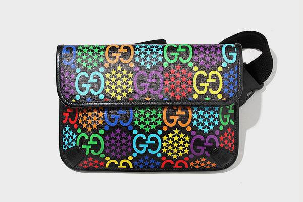 中古 未使用品 Gucci グッチ Ggサイケデリックボディバッグ ベルトバッグ ウエスト Pvc マルチカラーの通販はau Pay マーケット ブランド古着のベクトル
