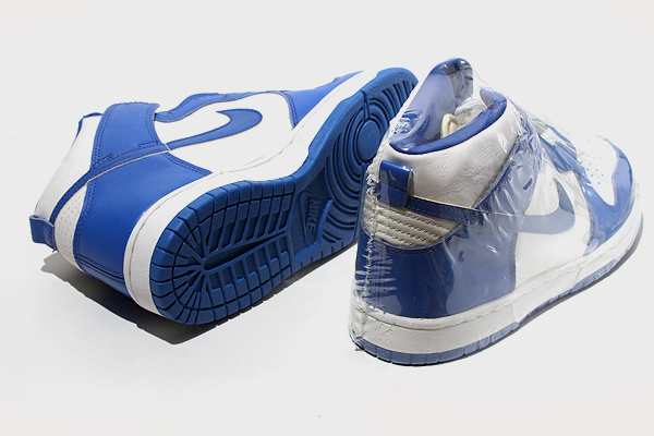 【中古】未使用品 NIKE ナイキ 1998年製 DUNK HI LE 'ROYAL BLUE' ダンク ハイ US7.5 630335-141  デッドストック｜au PAY マーケット