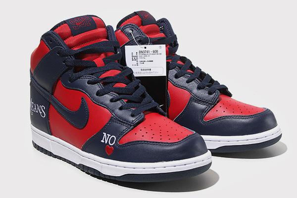 【中古】27.5cm 未使用品 SUPREME × NIKE SB シュプリーム ナイキ DUNK HIGH OG QS By Any Means US9.5 DN3741-600
