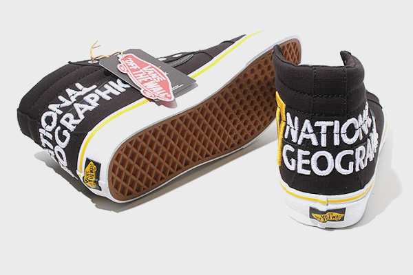 39LOGO28cm NATIONAL GEOGRAPHIC × VANS SK8-HI