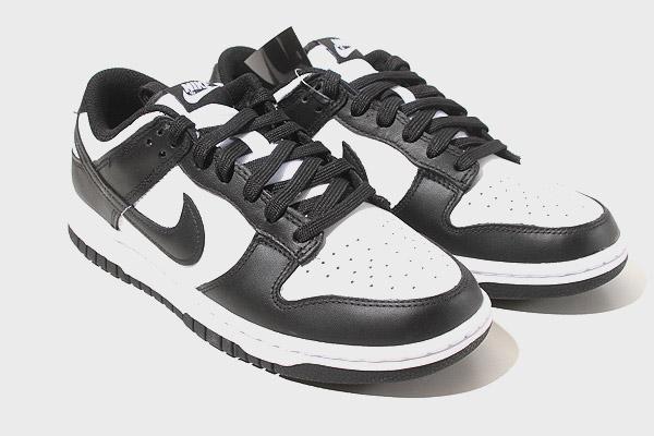 中古】25cm 未使用品 NIKE ナイキ WMNS DUNK LOW 'White/Black' ダンク