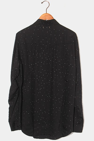 【中古】未使用品 2022AW マインデニム ドット デニムウエスタンシャツ 3 BLT ブラック 2208-5001 /■In2 メンズの通販は