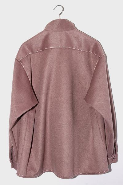 中古】L 未使用品 22AW サノバチーズ Stitch Shirt 長袖 ステッチ