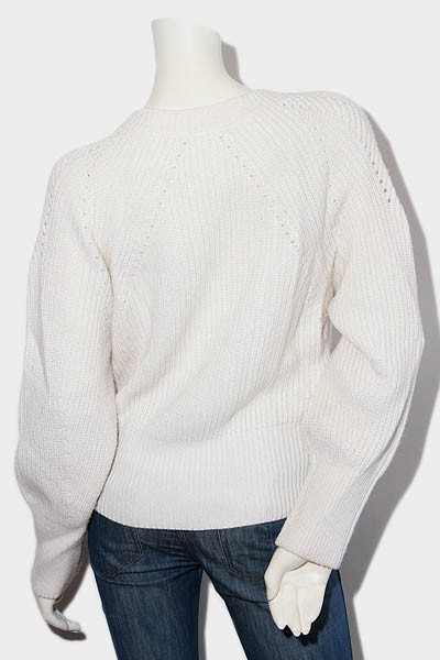 中古】2022AW sov. ソブ ダブスタ カシュクールニット 36 WHITE