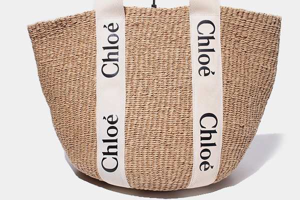 中古】Chloe × Mifuko クロエ ミフコ Woody Large Basket かごバッグ