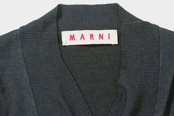 中古】MARNI マルニ カシミヤ シルク ダブルボタン ニット ...