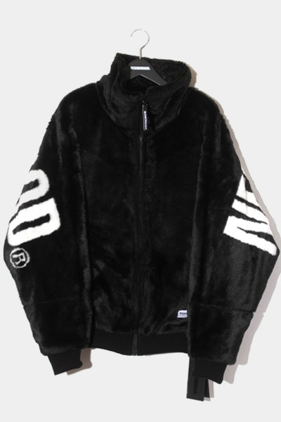 【中古】未使用品 23AW ネイバーフッド SIZE:L FUR LOGO JACKET ファー ロゴジャケット BLACK ブラック /●  メンズ｜au PAY マーケット