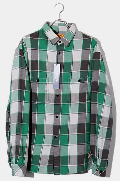 未使用品 23AW チャレンジャー L/S BIG CHECK SHIRT XL54cm身幅 - シャツ