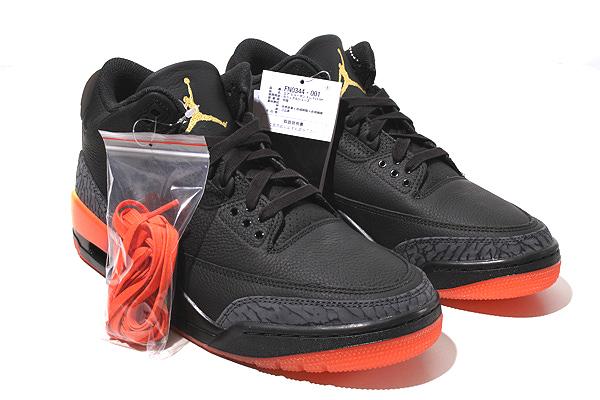 【中古】27.5cm J Balvin × NIKE J・バルヴィン ナイキ エアジョーダン3 レトロ SP リオ FN0344-001 /● メンズ