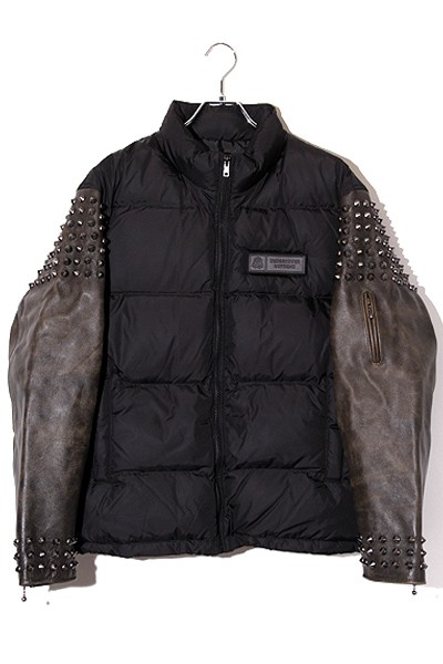 【中古】未使用品 23SS Supreme × UNDERCOVER SIZE:M Puffer Jacket スタッズ パファージャケット Black /● メンズ