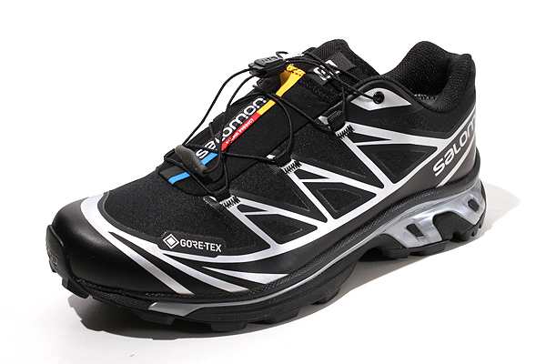 【中古】27cm 未使用品 Salomon サロモン XT-6 GTX 'Black/Black/Ftw Silver' ゴアテックス スニーカー US9 474506