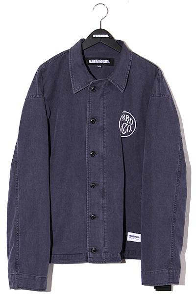 【中古】24AW NEIGHBORHOOD ネイバーフッド SIZE:XL A-2 UTILITY JACKET ユーティリティジャケット NAVY /● メンズの通販は
