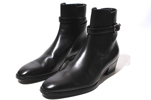 【中古】26cm CELINE セリーヌ DRUGSTORE JODHPUR BOOT IN SHINY CALFSKIN レザー ジョッパーブーツ 40の通販は