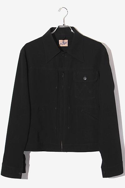 【中古】2023SS WRANGLER × RAINMAKER COWBOY JACKET カウボーイジャケット 5 ブラック RM231-033 /◆ メンズの通販は 12,480円