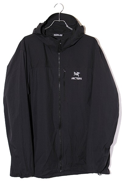 【中古】ARC'TERYX SIZE:XXL Squamish Hoody スコーミッシュ フーディ ナイロンジャケット BLACK ブラック /● メンズの通販は